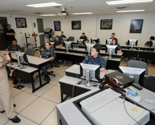 Electronic Classroom US Navy Photo by Gary Nichols