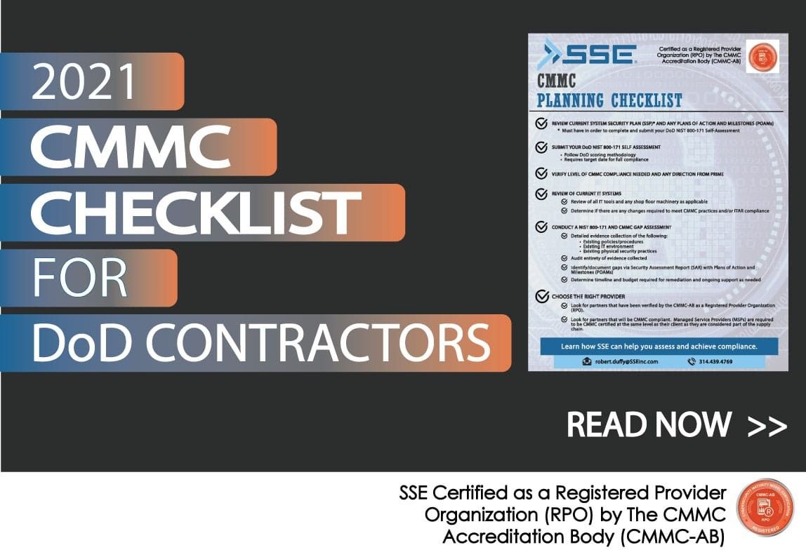 SSE CMMC Checklist