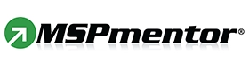 MSPmentor logo with green circle and white arrow through the center pointing up to the right, located at the left of the text.