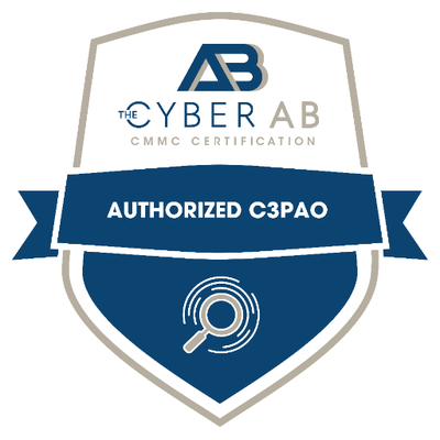 Authorized C3PAO badge from the CyberAB